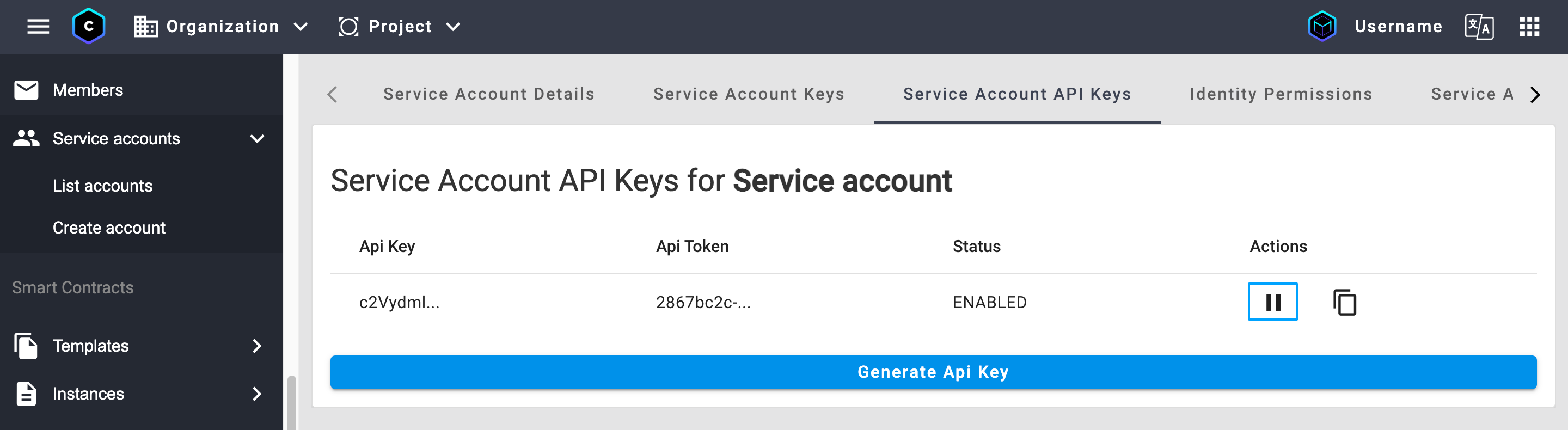 Disable API Key